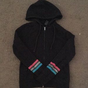 Joe boxer black zip up jacket